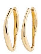 Pilgrim Dune Recycled Hoop Earrings Guld