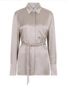 Dante6 Joni Belted Over D Shirt Beige