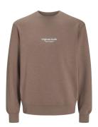 Jack & J S Jorvesterbro Sweat Crew Neck Noos Beige