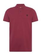 Timberland Millers River Pique Short Sleeve Polo Cordovan Burgundy