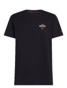 Tommy Hilfiger Monotype All American Tee Marinblå