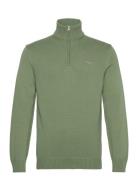 GANT Casual Cotton Half Zip Grön