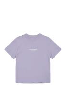 Jack & J S Jorvesterbro Tee Ss Crew Neck Noos Mni Lila