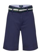 Ralph Lauren Kids Skinny Fit Flex Abrasion Twill Short Marinblå