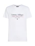 Tommy Hilfiger Hilfiger Center Stack Tee Vit