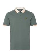 Lyle & Scott Half Tipped Polo Shirt Khaki Green