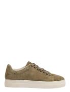 Selected Homme Slhdavid Chunky Suede Sneaker Noos Khaki Green