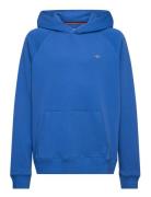 GANT Shield Hoodie Blå