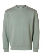 Selected Homme Slhemanuel Soft Crew Neck Sweat Noos Grön