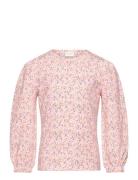 Minymo T-Shirt Ls Aop Rosa