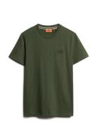 Superdry Essential Logo Emb Tee Khaki Green