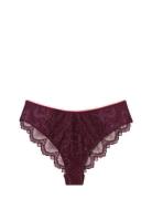 Understatement Underwear Lace Cheeky Burgundy