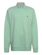 Polo Ralph Lauren Luxury Jersey Quarter-Zip Pullover Grön