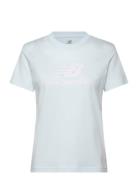 New Balance Sport Essentials Jersey Logo T-Shirt Blå