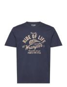 Wrangler Americana Tee Marinblå