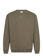 Selected Homme Slhrelax-Sigurd Crew Neck Sweat Khaki Green