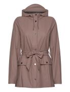Rains Long Coat Brun