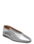 Tommy Hilfiger Soft Metal Lthr Ballerina No Bow Silver