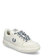 Fred Perry B300 Perf Leather Vit