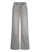 Mango Danila Wideleg High-Rise Jeans Grå