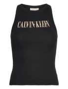 Calvin Klein Jeans Varsity Calvin Klein Rib Tank Svart