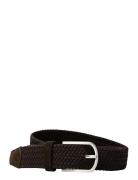 Selected Homme Slhtom Braided Textile Belt Brun