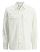 Jack & J S Jprccraymond Spring Solid Overshirt Sn Vit