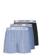 Jack & J S Jactokyo Woven Boxers 3 Pack Blå