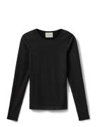 Sofie Schnoor Young Patriciasy T-Shirt Long Sleeve Svart