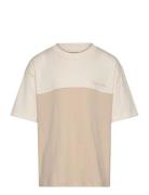 Calvin Klein Color Block T-Shirt Kräm