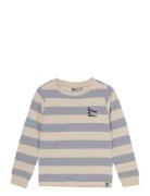 Daily 7 T-Shirt Ls Big Stripe Grå