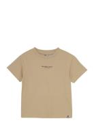 Daily 7 T-Shirt Structure Print Beige