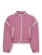 Kids Only Kmgthyra Life Piping Detail Jacket Otw Rosa