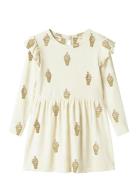 Lil'Atelier Nmfgavo Enk Ls Dress Lil Beige