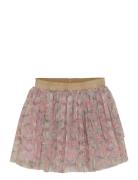 Minymo Skirt W. Aop Lila