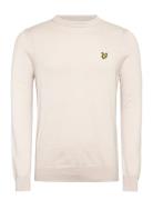 Lyle & Scott Cotton Merino Crew Neck Jumper Kräm