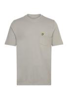 Lyle & Scott Plain Pique Pocket T-Shirt Grå