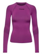 Hummel Hmlmt Shaping Seamless T-Shirt L/S Lila