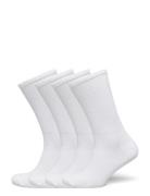 Lindex Sock 4 Pack Sporty Rib Vit