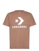 Converse Standard Fit Center Front Large Logo Star Chev Ss Tee Brun