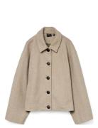 Vero Moda Vmfortunemie Short Jacket Ga Noos Beige