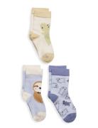 United Colors Of Benetton Knitted Socks 3 Pair Blå