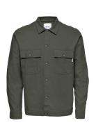 ONLY & SONS Onskennet Life Ls Linen Overshirt Khaki Green