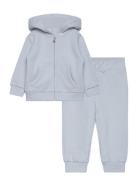 Ralph Lauren Baby Fleece Full-Zip Hoodie & Pant Set Blå