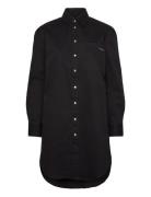 Calvin Klein Jeans Cotton Relaxed Shirt Dress Svart