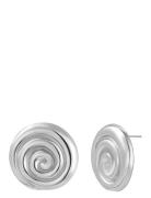 Bud To Rose Spiral Earring Gold Silver