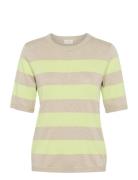 Kaffe Kalizza Striped Knit Grön