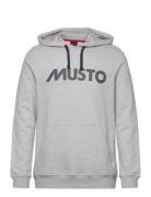 Musto M Musto Logo Hoodie Grå