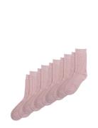 Minipop Minipop® Noos Bamboo Socks 5 Pack Rosa