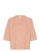 Kaffe Kaemilie V-Neck Pullover Korall